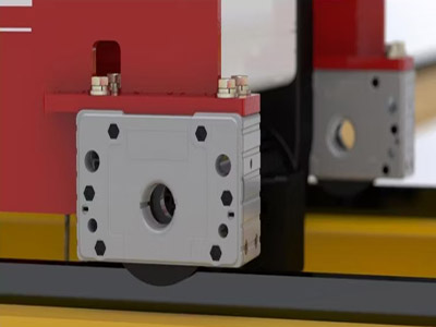 Custom Crane Drive System Wheel Block with Gear Motor Price