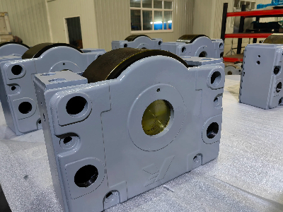 Single flange ductile iron non-driven wheel