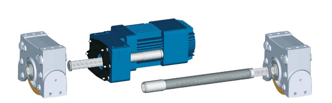 Demag wheel block with gearbox