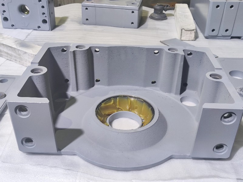 Housing of ductile iron DRS wheel block 