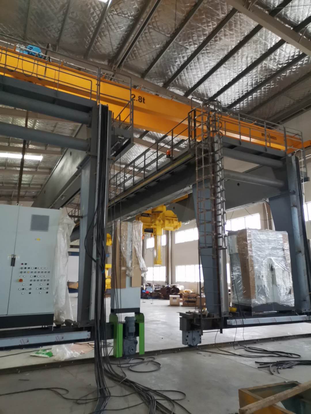 Gantry crane wheel block system