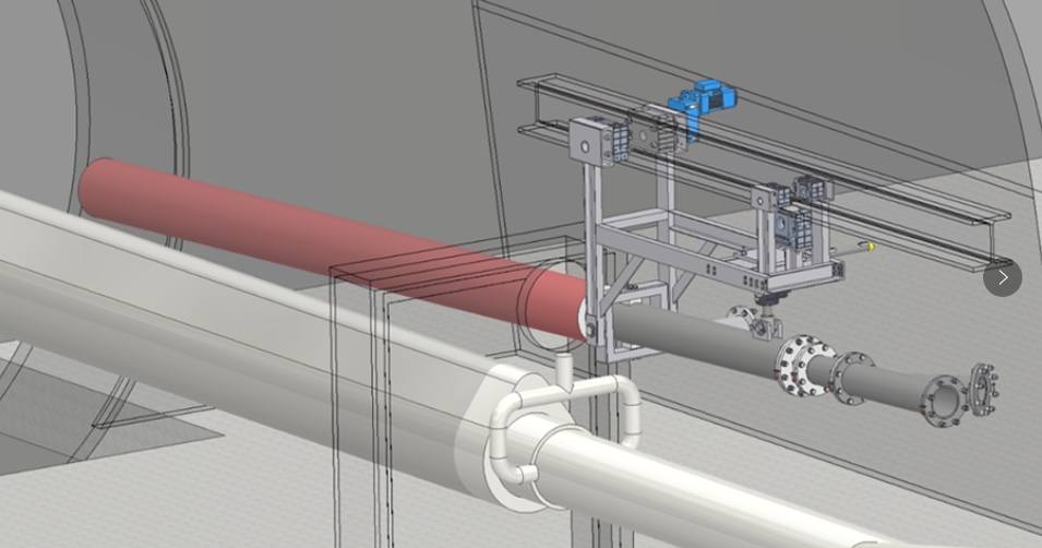 DRS wheel block in H-beam steel structures