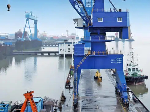Demag Harbor Gantry Crane Rail Wheels