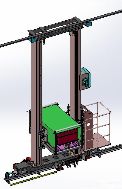 Demag rail wheels in stacker cranes