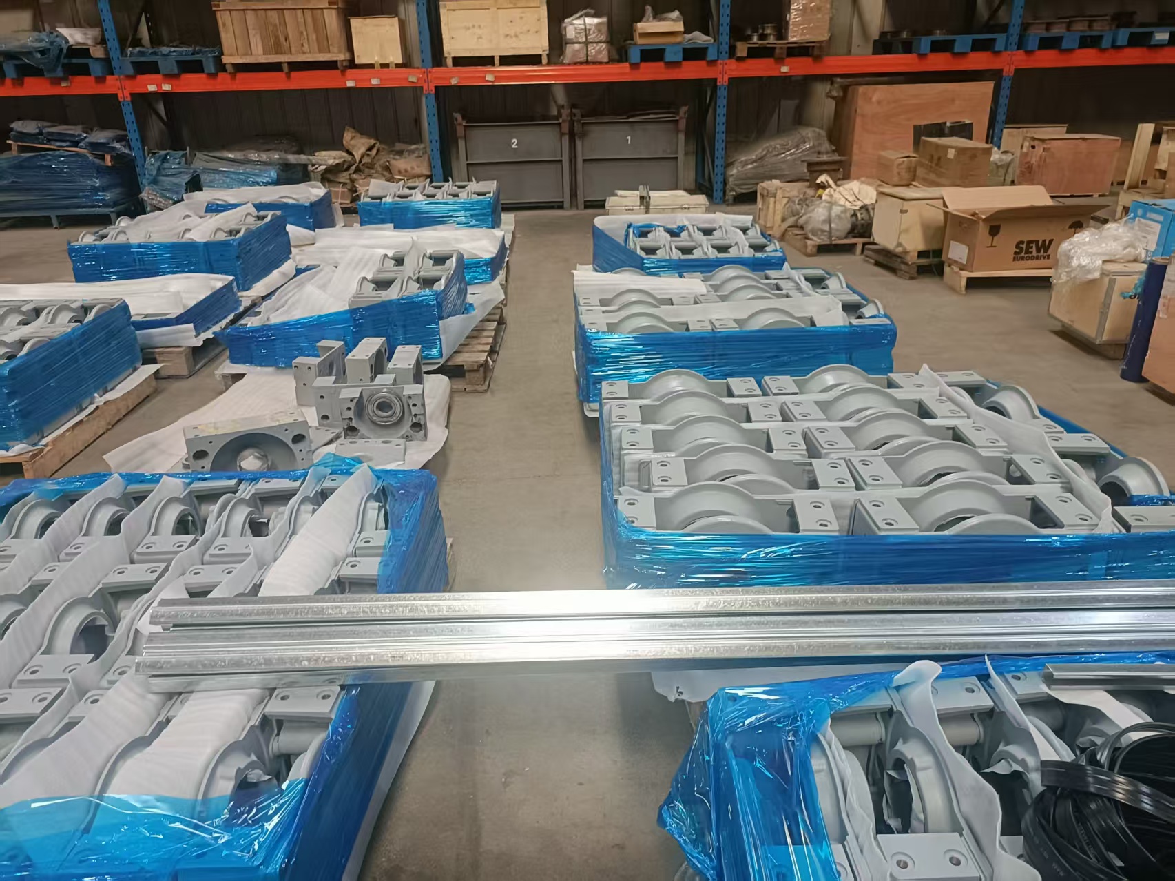 What are the advantages of using motorised wheel block systems?