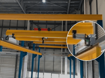 DRS Wheel Block System Applied Overhead Crane 