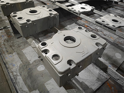 Spheroidal Cast Iron Double Flanged DRS Wheel Blocks