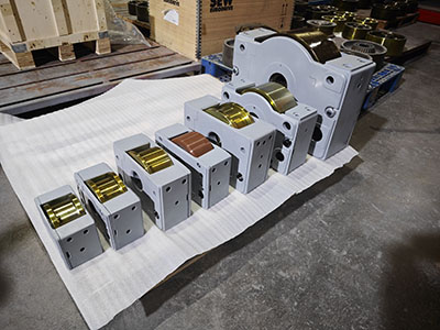 DRS Wheel Blocks for Rail Guided Vehicles (RGVs) Transfer Cart 